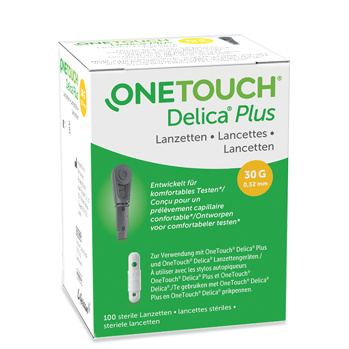 OneTouch® Delica® Plus Lancetten verpakking