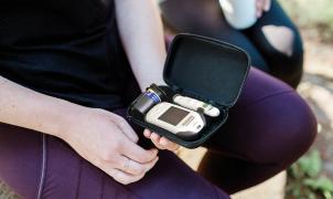 Bloedglucosetest met vingerprik